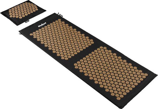Rebel Στρώμα Βελονισμού ECO με Μαξιλάρι 130x50cm XXL, Χρυσές Αιχμές