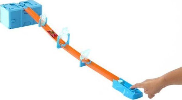 Mattel Hot Wheels Track Builder Παγωμένη Θεματική βασική πίστα HKX40 HNJ66 MATTEL
