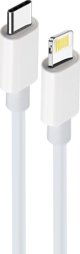 Καλώδιο USB Techonic Maxlife Καλώδιο Mxuc-05 Usb-C - Lightning 2,0 M 20W Λευκό