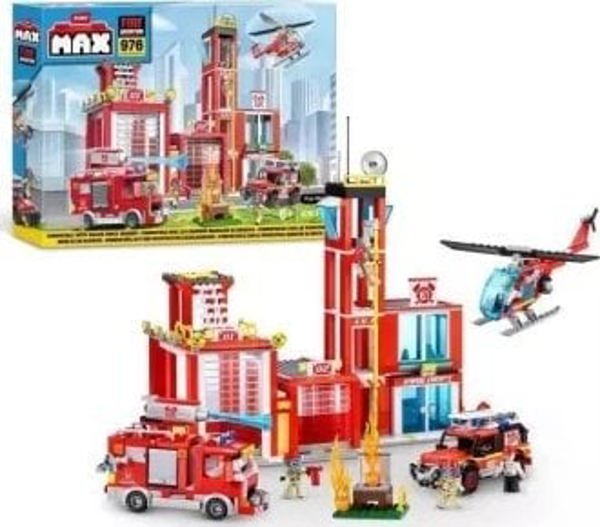 Max MAX CITY Τουβλάκια Πυροσβεστικός Σταθμός, 933 τεμάχια