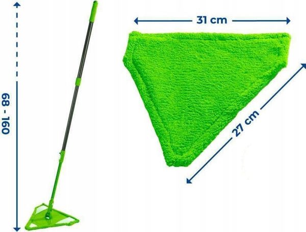 Maximex Mop uniwersalny TRIANGEL, teleskopowy 68-160 cm