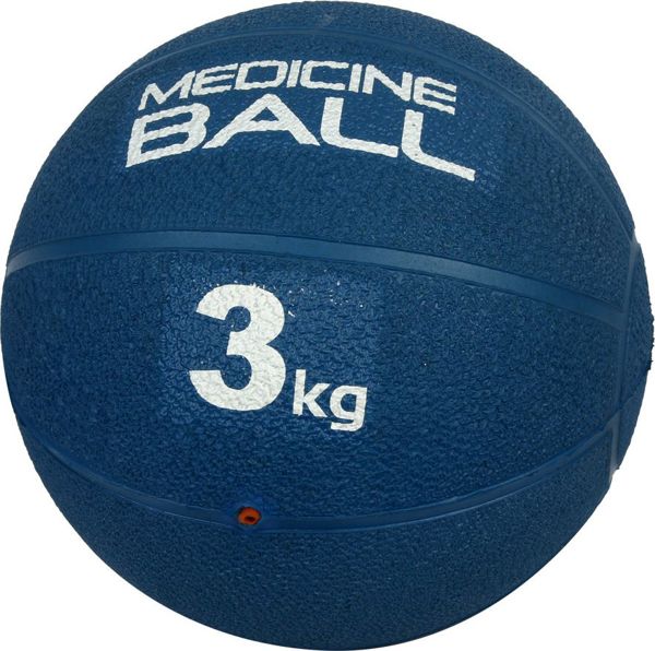 Maxwel Ιατρική μπάλα από καουτσούκ 3 kg 1011714 μπλε