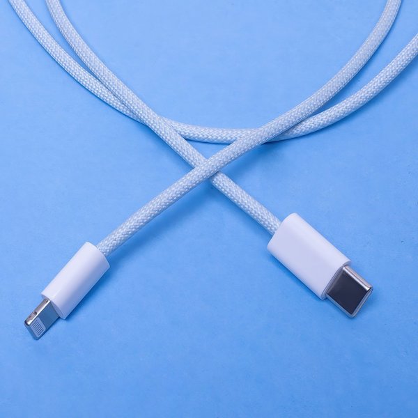 Καλώδιο USB TelForceOne Maxlife καλώδιο MXUC-06 USB-C - Lightning 1,0 m 20W μπλε νάιλον
