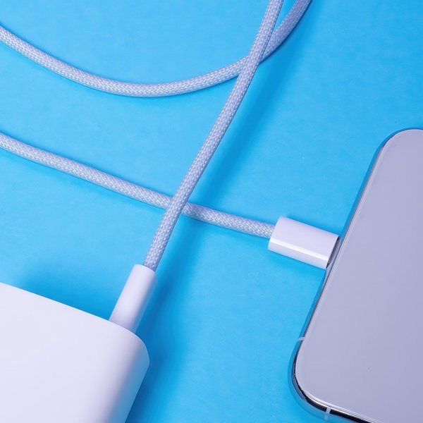 Καλώδιο USB TelForceOne Maxlife καλώδιο MXUC-06 USB-C - Lightning 1,0 m 20W μπλε νάιλον