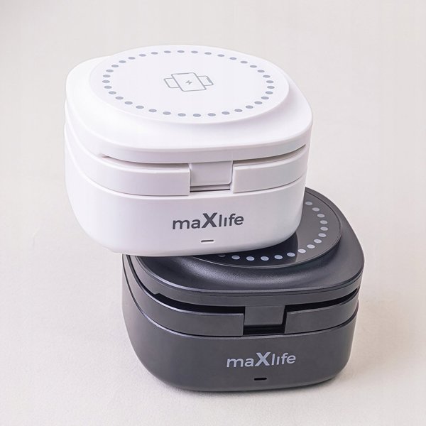 Maxlife MXWC-06 magnetic wireless charger 15W black 3in1 5907457780156