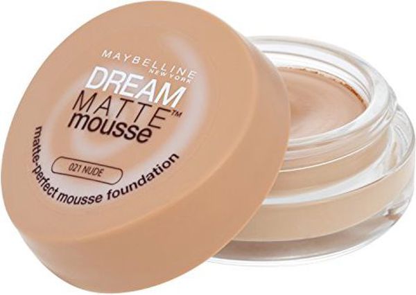 Maybelline Dream Matte Mousse SPF 15 βάση με υφή μους 21 Nude 18ml