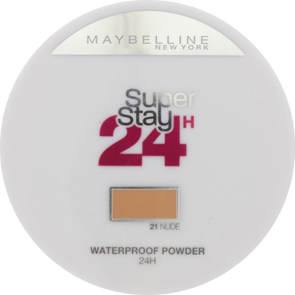 Maybelline Super Stay 24 Longwear Matte Powder Waterproof ματ πούδρα 21 Nude 9g