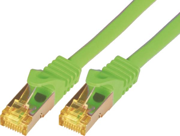 Mcab Patchcord, Cat7, S-FTP, PIMF, LSZH, 5m, zielony (3786)