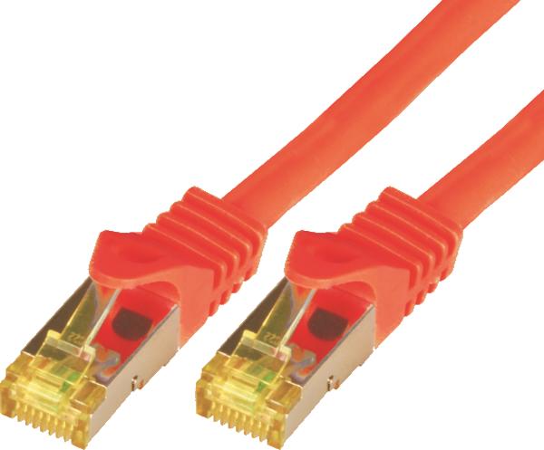 Mcab Patchcord, Cat7, S-FTP, PIMF, LSZH, 10m, czerwony (3746)