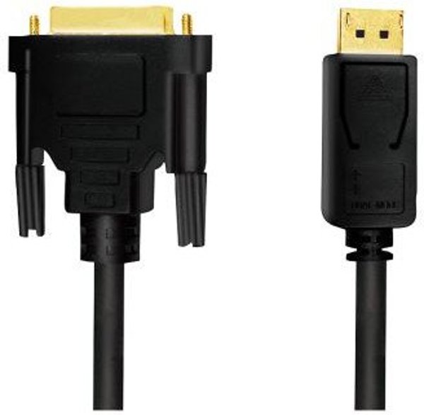 Καλώδιο Eaton M-CAB DisplayPort 1.2 σε DVI 5m M/M Μαύρο, Υποστήριξη 1080p 60Hz