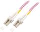 Mcab Patchcord οπτικής ίνας, DUPLEX, LC-LC, 50/125µ, OM4, LSZH, 10μ, μωβ (7003410)