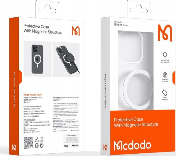 Mcdodo MCDODO ΔΙΑΦΑΝΗΣ ΜΑΓΝΗΤΙΚΗ ΘΗΚΗ MAGSAFE ΓΙΑ IPHONE 12/12PRO PC-1890