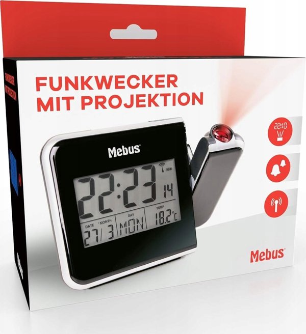 Mebus Mebus 42425 Projection Alarm Clock