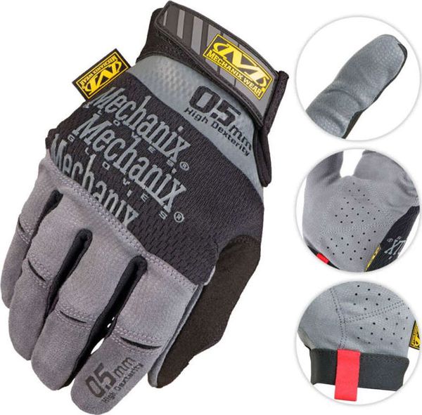 Mechanix Wear Γάντια Speciality 0.5mm Υψηλής Επιδεξιότητας Γκρι M