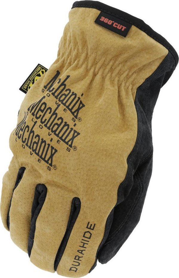 Mechanix Wear Γάντια MECHANIX DURAHIDE® DRIVER E6-360 ΜΑΥΡΟ/ΤΑΝ
