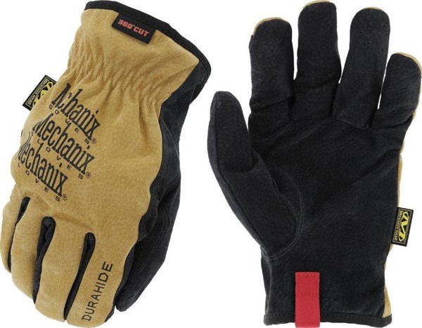 Mechanix Wear Γάντια MECHANIX DURAHIDE® DRIVER E6-360 ΜΑΥΡΟ/ΤΑΝ