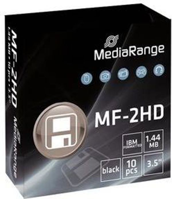 Δισκέτες 3.5" 1,44MB, 10 τεμάχια (MR200) MEDIARANGE