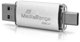 MediaRange MR939-1 USB Flash Μνήμη 256 GB USB Type-A / USB Type-C 3.2 Gen 1, Ασημί