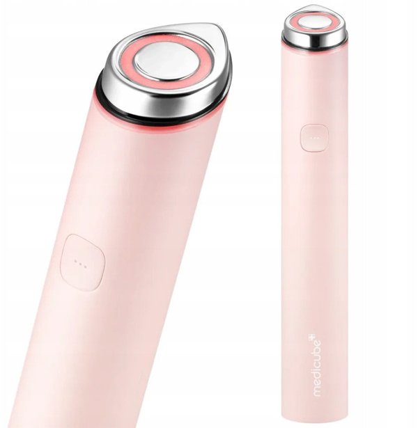 Medicube, Age-R Booster Pro Mini, Microneedling Pen, AGE-R, White Pink