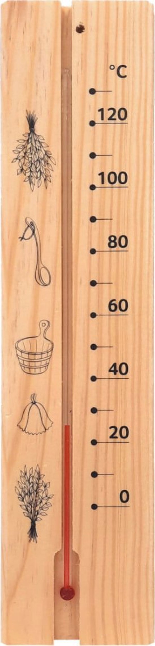 Ξύλινο βαρέλι σάουνας, πλαστική επένδυση, 4 l