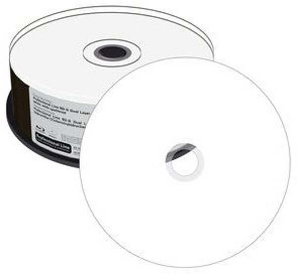 MediaRange BD-R DL Blu-Ray Δίσκος 50GB, 6x, Εκτυπώσιμος, Cakebox 25 Τεμαχίων (MRPL403)