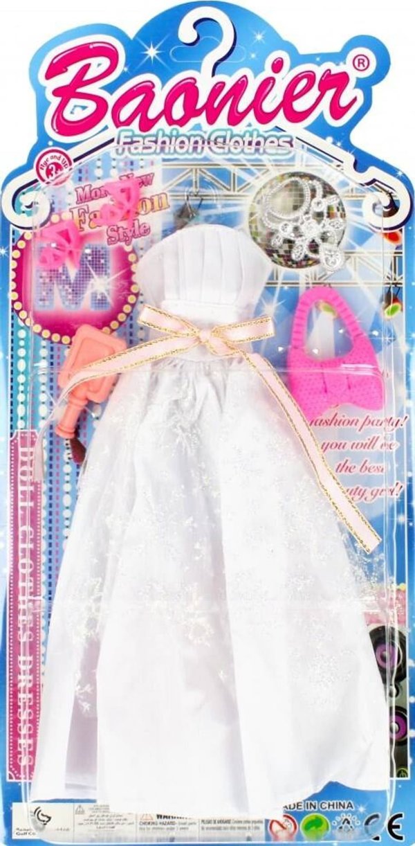 Mega Creative Σετ Ρούχα για Κούκλες με Αξεσουάρ και Παπούτσια, 17x35 cm