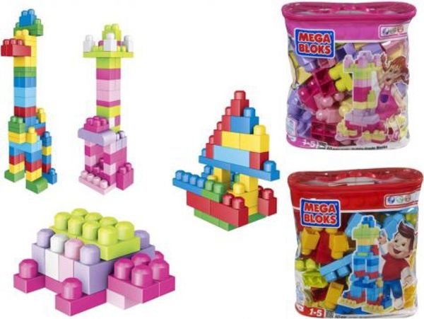 Mega Bloks First Builders - Κύβοι Maxi Τσάντα mix (CYP67)
