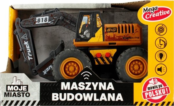 Mega Creative ΜΗΧΑΝΗ ΚΑΤΑΣΚΕΥΗΣ ΕΚΣΚΑΦΕΑΣ B/O 19X11X10 MOJE M PLPL48/96