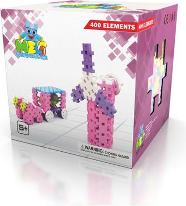 Meli Κομμάτια Meli Constructor Girls 400 Τεμάχια (50065)