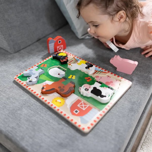MELISSA & DOUG Farm Chunky Puzzle