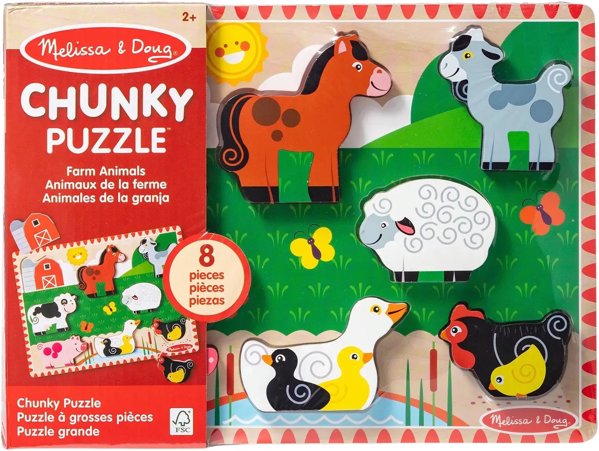 MELISSA & DOUG Farm Chunky Puzzle