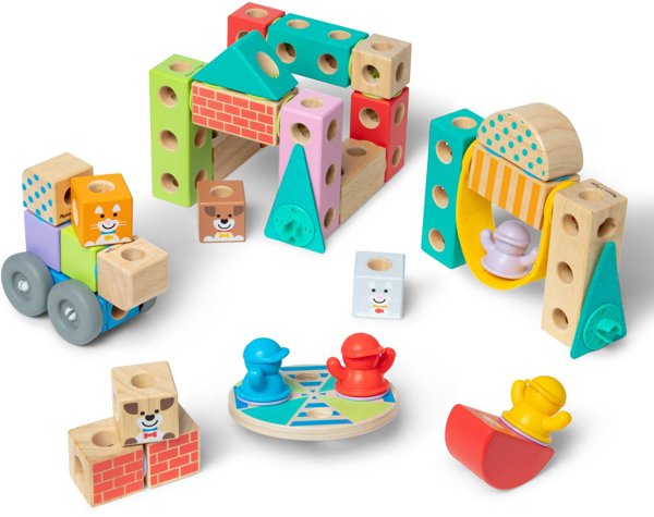 Melissa & Doug - Blockables Stadt Spielset