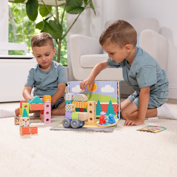 Melissa & Doug - Blockables Stadt Spielset