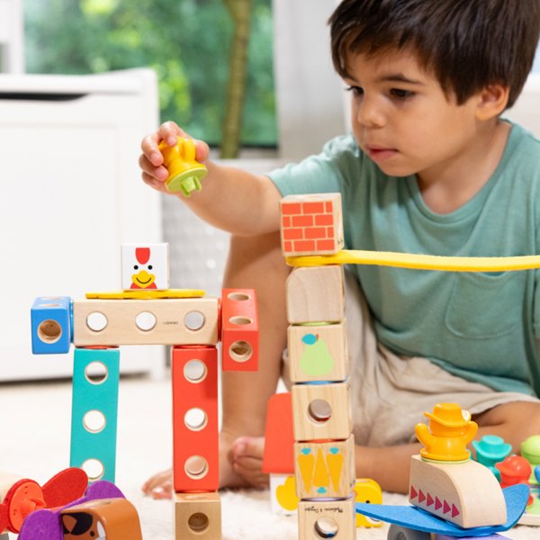 Melissa & Doug - Blockables Stadt Spielset