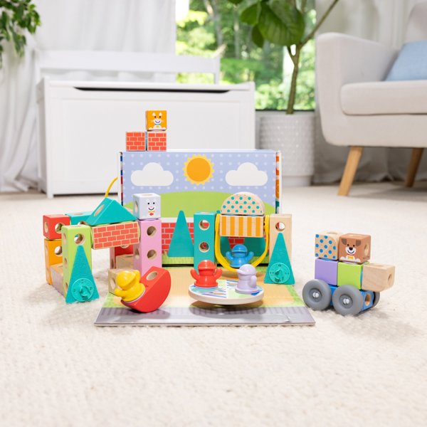 Melissa & Doug - Blockables Stadt Spielset