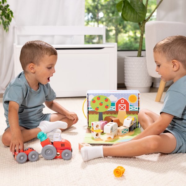Melissa & Doug - Blockables Bauernhof Spielset