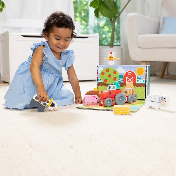 Melissa & Doug - Blockables Bauernhof Spielset