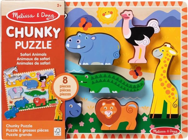 MELISSA & DOUG Safari Chunky Puzzle