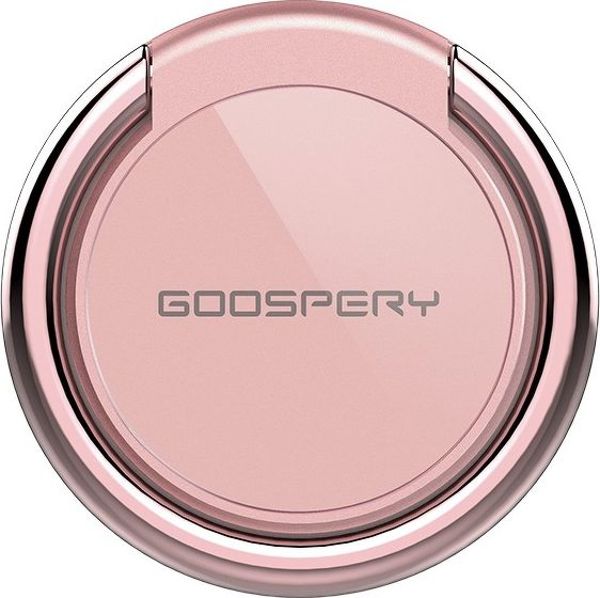 Mercury Δαχτυλίδι Βάση Στήριξης Smartphone 360° - Universal Αυτοκόλλητο Ring Holder για Κινητά - Λευκό