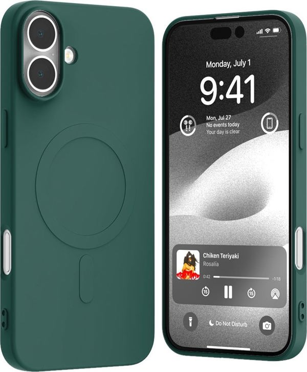 Mercury Mercury MagSafe Ημι-Σιλικόνη iPhone 16 Plus 6,7" πράσινο /green