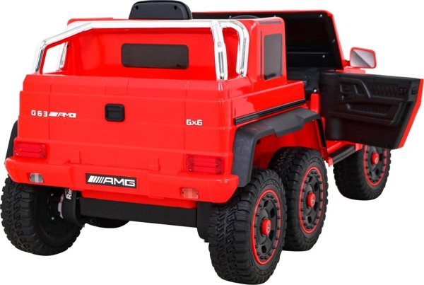 Mercedes Αυτοκίνητο με μπαταρία Mercedes G63 6x6 AMG Κόκκινο