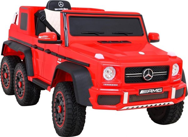 Mercedes Αυτοκίνητο με μπαταρία Mercedes G63 6x6 AMG Κόκκινο