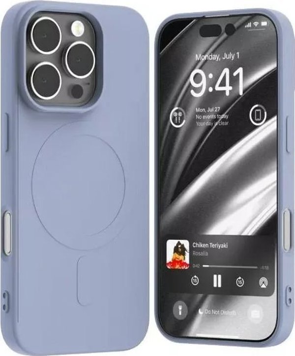 Mercury Mercury MagSafe Semi-Silicone iPhone 16 Pro 6,3" λεβάντα