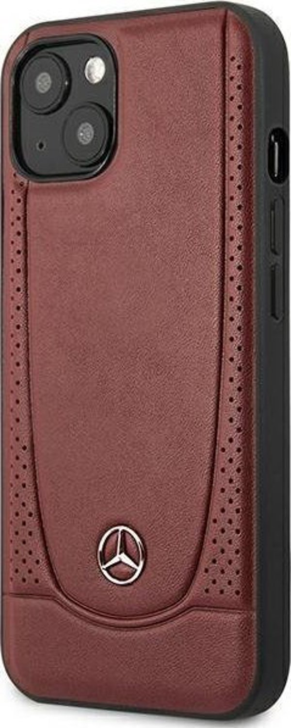 Θήκη Mercedes Mercedes για iPhone 14 Κόκκινη/κόκκινη σκληρή θήκη 6,1" Δερμάτινη Urban Bengale 11987316 3666339082741