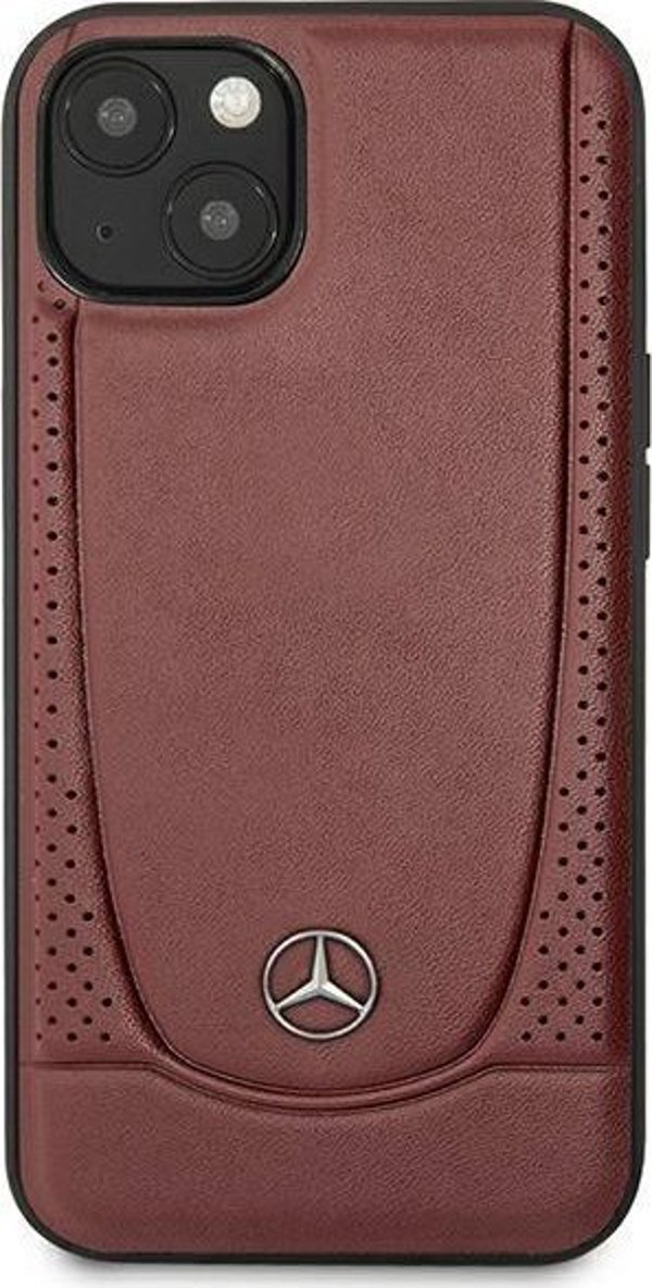 Θήκη Mercedes Mercedes για iPhone 14 Κόκκινη/κόκκινη σκληρή θήκη 6,1" Δερμάτινη Urban Bengale 11987316 3666339082741