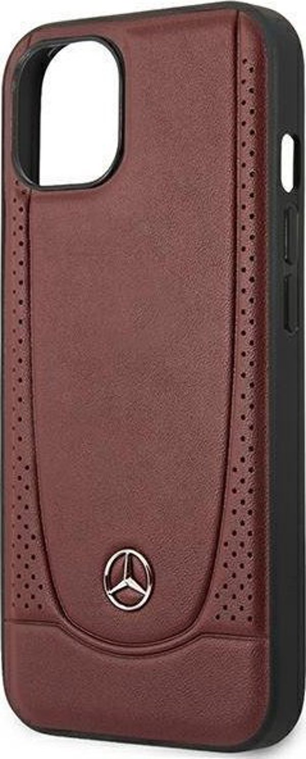 Θήκη Mercedes Mercedes για iPhone 14 Κόκκινη/κόκκινη σκληρή θήκη 6,1" Δερμάτινη Urban Bengale 11987316 3666339082741