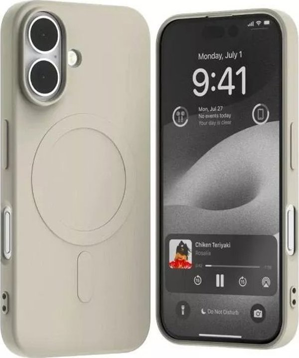 Mercury Mercury MagSafe Semi-Silicone iPhone 16 6,1" πέτρα
