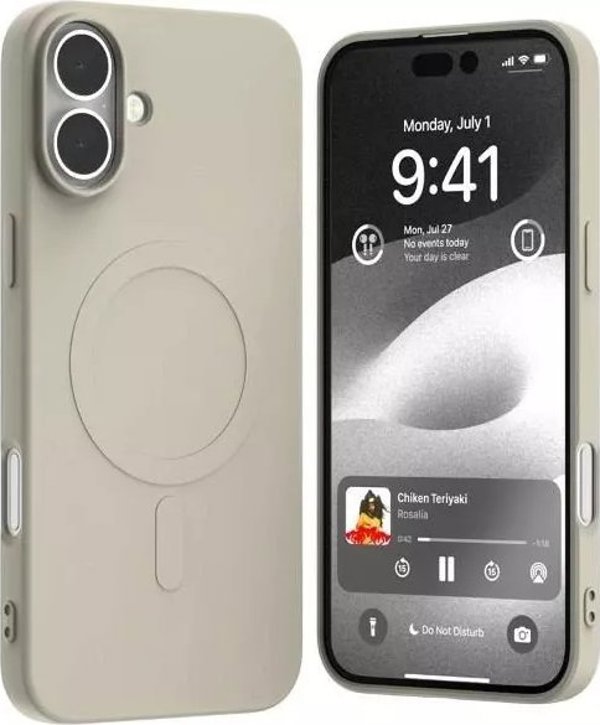 Mercury Mercury MagSafe Ημι-Σιλικόνη iPhone 16 Plus 6,7" kamienny/stone