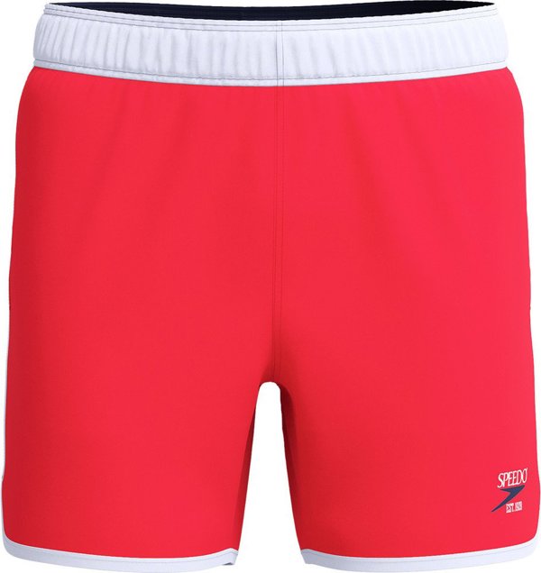 Speedo Ανδρικό Σορτς Logo Volley 16" Fiery Red/White/French Blue, Μέγεθος M