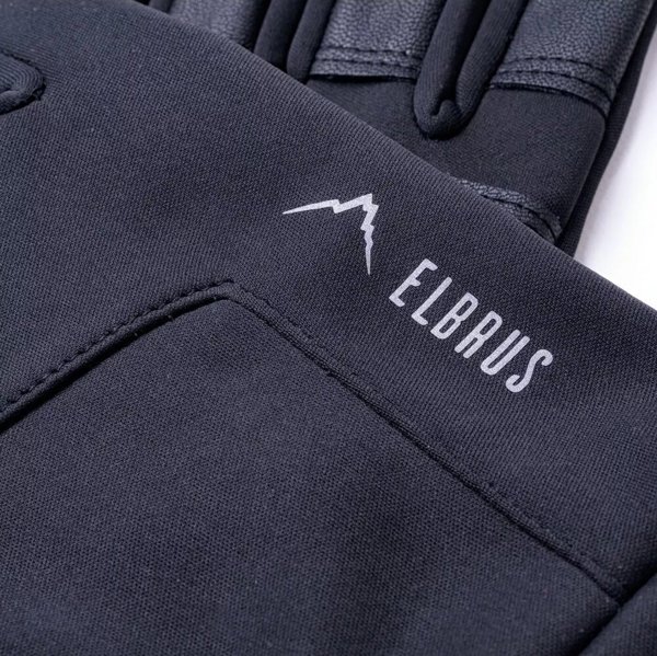 Elbrus Tinio Ανδρικά Γάντια Μαύρα Μέγεθος S/M